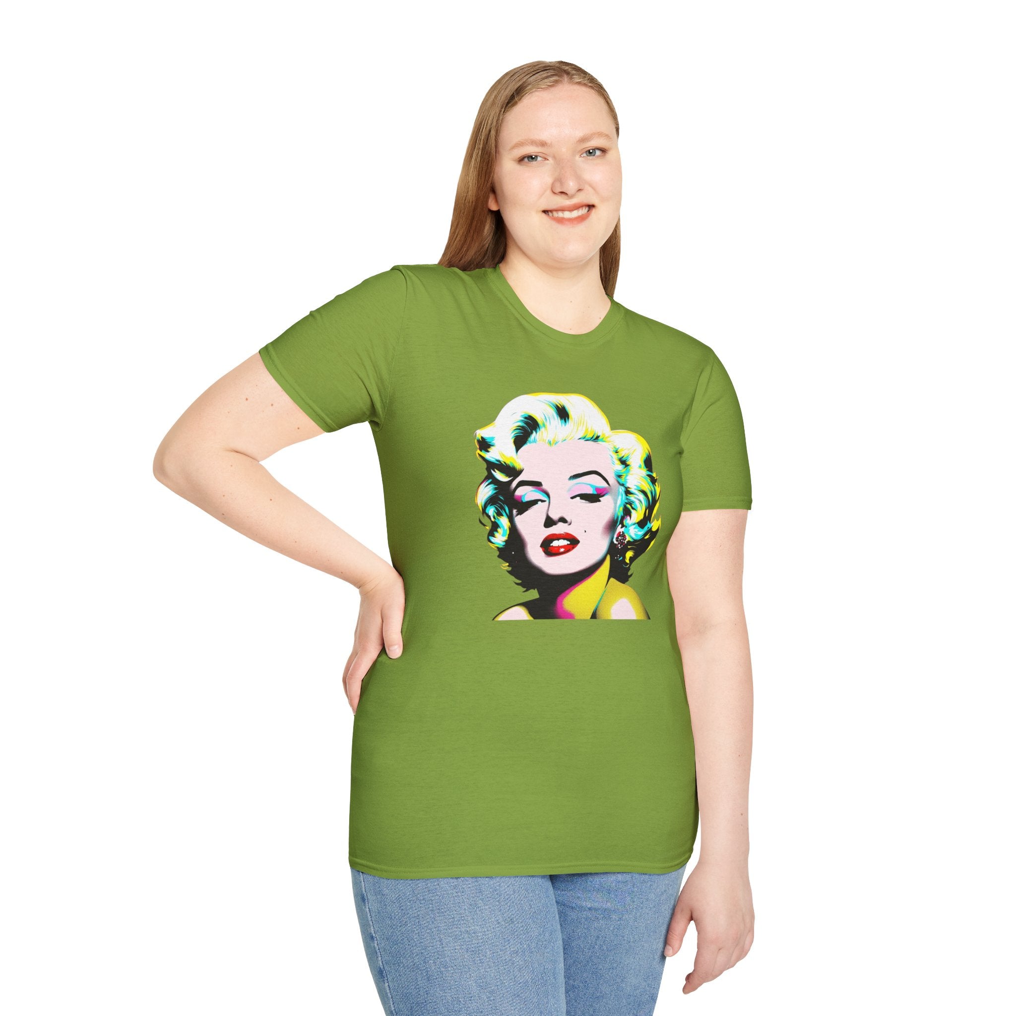 Pop Art Marilyn Monroe Unisex T-Shirt, Retro Tee, Vintage Style Shirt, Gift for Her, 90s Nostalgia Fashion