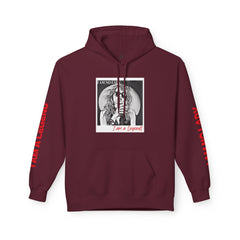 Legendary Spirit Hoodie - Unisex Fleece Sweatshirt, Motivational Gift, Trendy Streetwear, Perfect for Casual Days, Unique Statement Piece