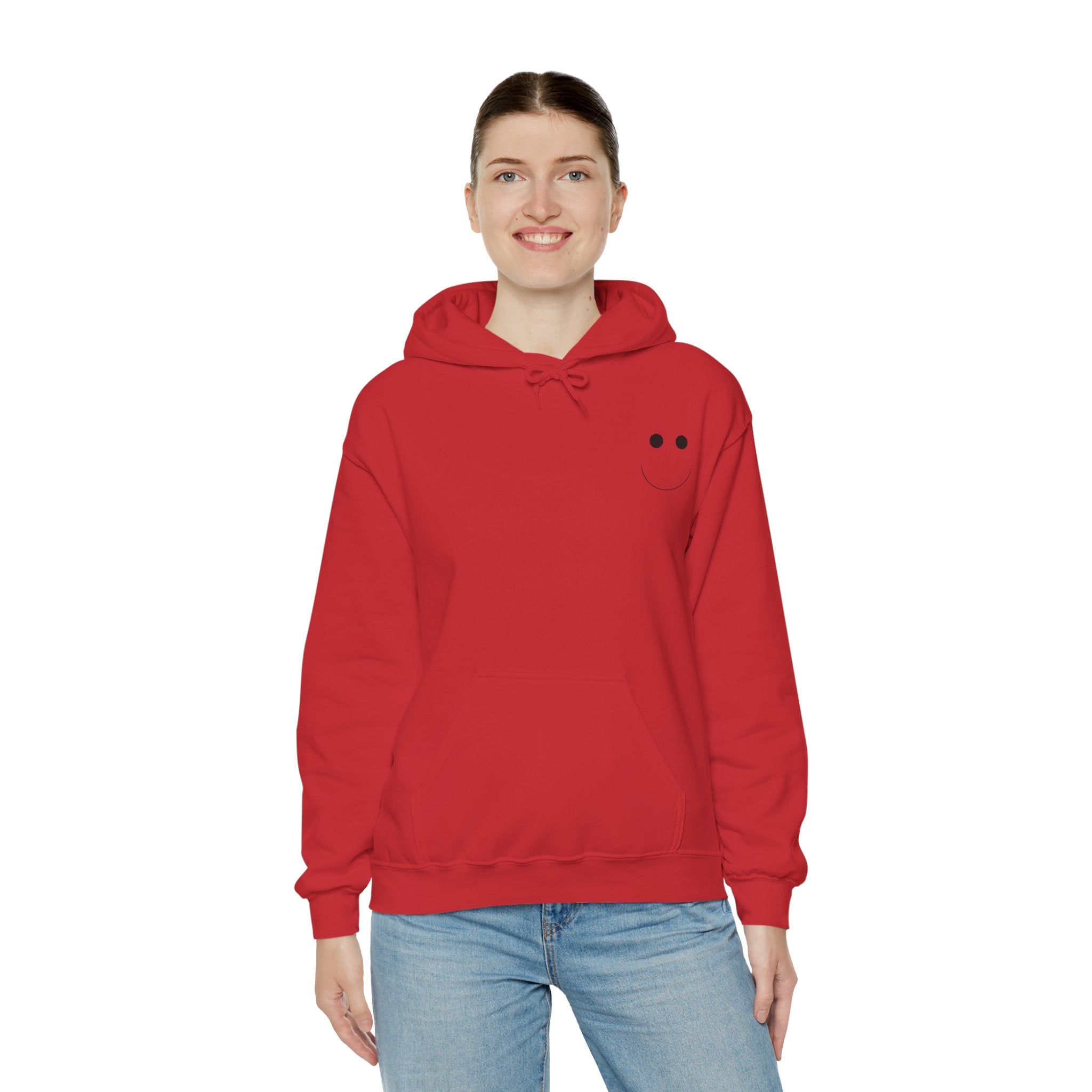 Smiley Faces Hooded Sweatshirt, Cozy Unisex Sweatshirt with Emoji Design, Casual Style, Gift for Friends, Fun Fashion, Perfect for [...]