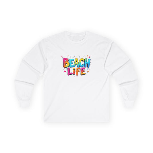 Beach Life Unisex Long Sleeve Tee - Perfect for Summer Adventures