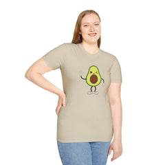 Cute Avocado Tee, Fun T-Shirt for Foodies, Gift for Friends, Cute Apparel, Casual Wear, Summer Outfit