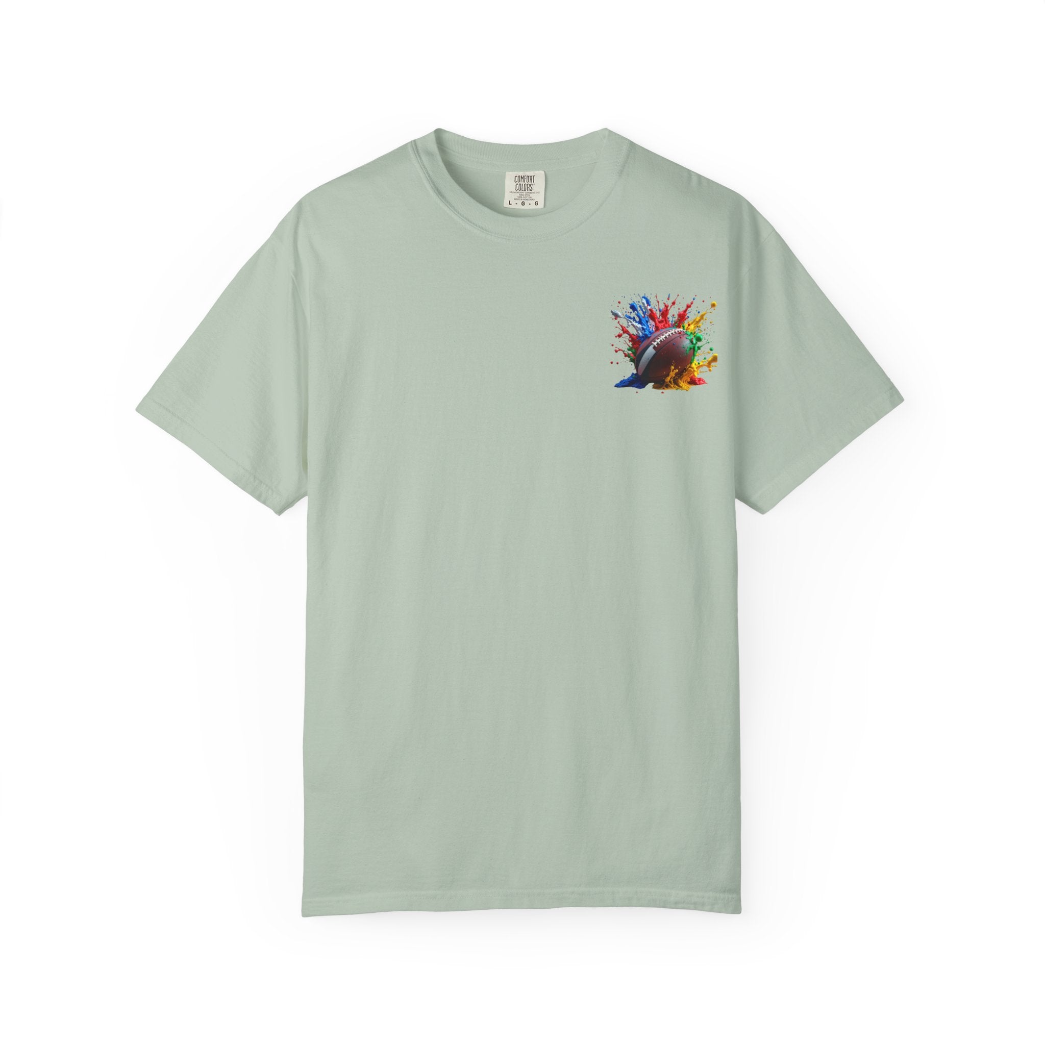 Rugby Ball Graphic T-Shirt, Unisex Vintage Tee, Perfect for Festivals, Beach Days, and Casual Wear, Gift for Sun Lovers