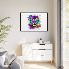 Vibrant Tiger Canvas Print - Framed Art for Bold Decor