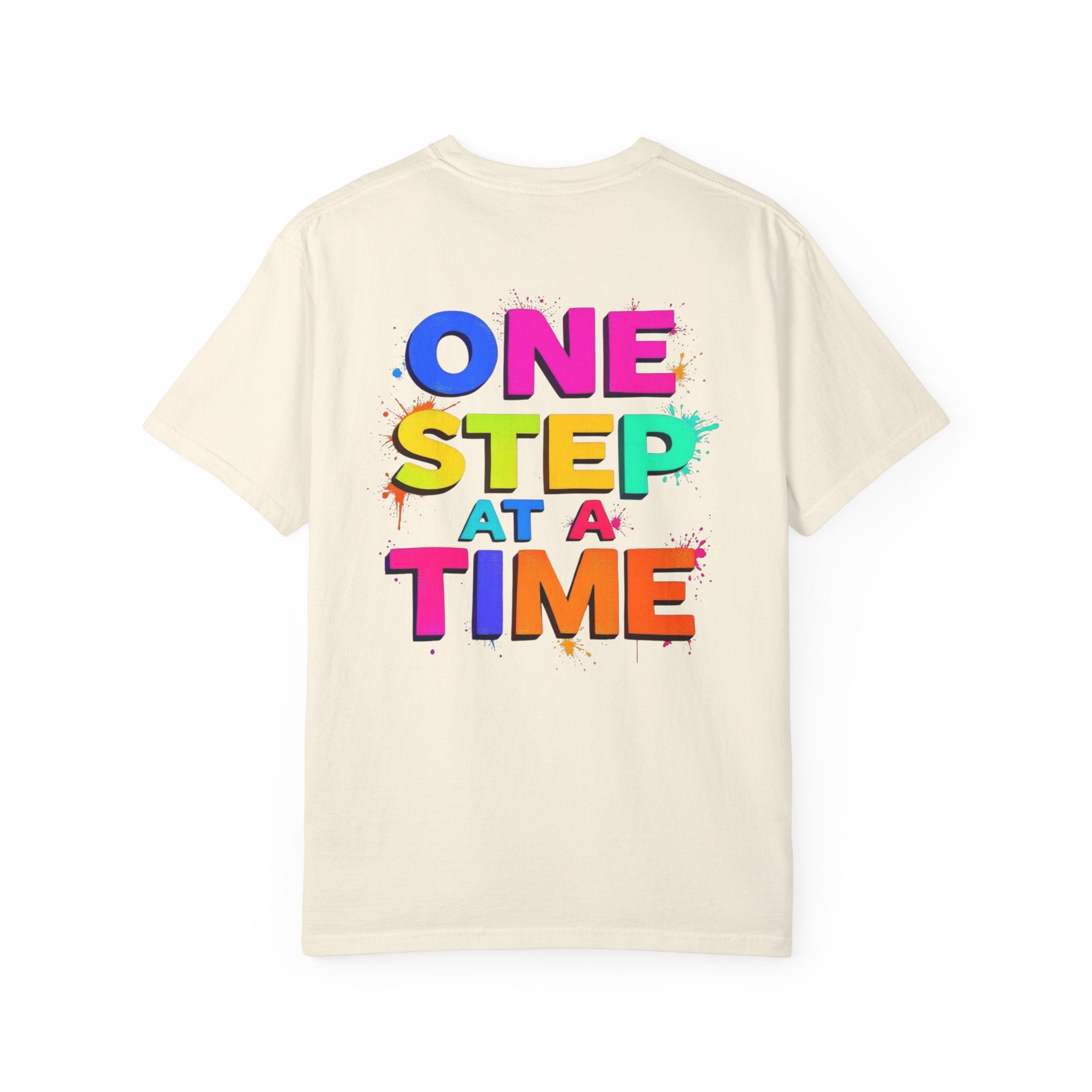 One Step at a Time Graphic T-Shirt, Unisex Vintage Tee, Perfect for Festivals, Beach Days, and Casual Wear, Gift for Sun Lovers
