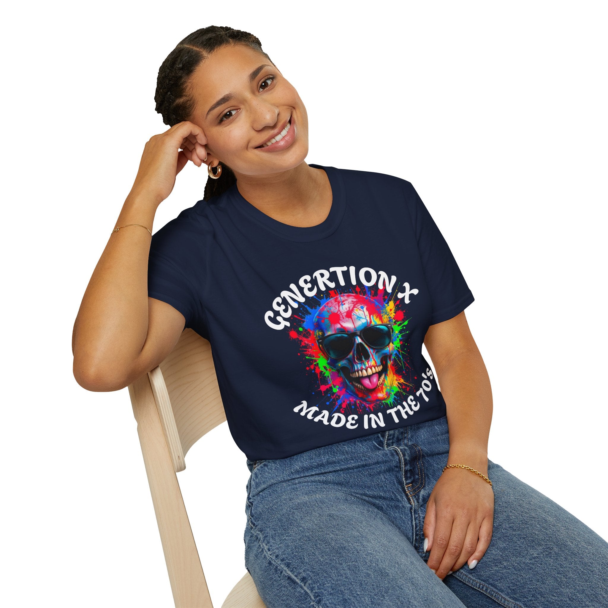 Generation X T-Shirt, Retro 70's Tee, Unisex Graphic Shirt, Vintage Style Top, Perfect for Nostalgia Lovers