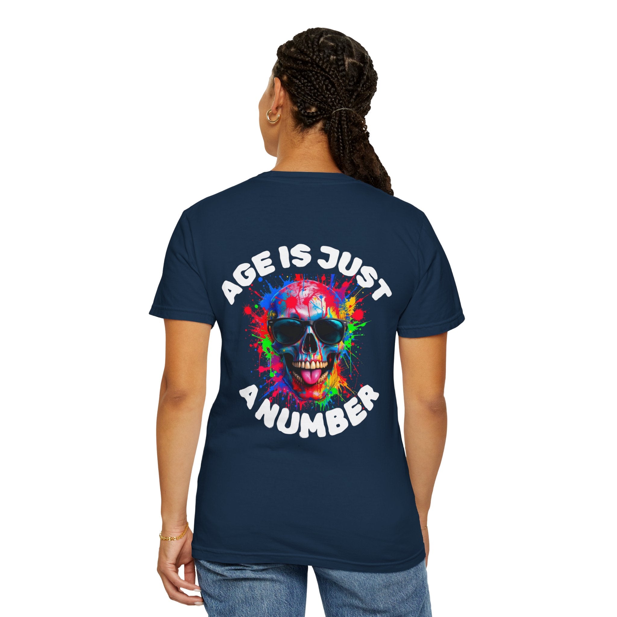 Age is just a Number Graphic T-Shirt, Unisex Vintage Tee, Perfect for Festivals, Beach Days, and Casual Wear, Gift for Sun Lovers