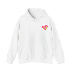 Vibrant Heart Print Hoodie - Funky Sweatshirt for Cozy Days, Perfect for Gifts, Casual Wear, Festivals, and Everyday Comfort