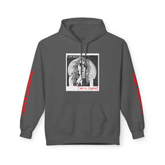 Legendary Spirit Hoodie - Unisex Fleece Sweatshirt, Motivational Gift, Trendy Streetwear, Perfect for Casual Days, Unique Statement Piece