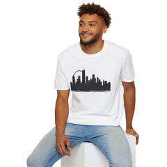 Skyline Unisex T-Shirt | City Lover Tee, Urban Art Shirt, Gift for Travelers, Vibrant Summer Apparel, Graphic T-Shirt