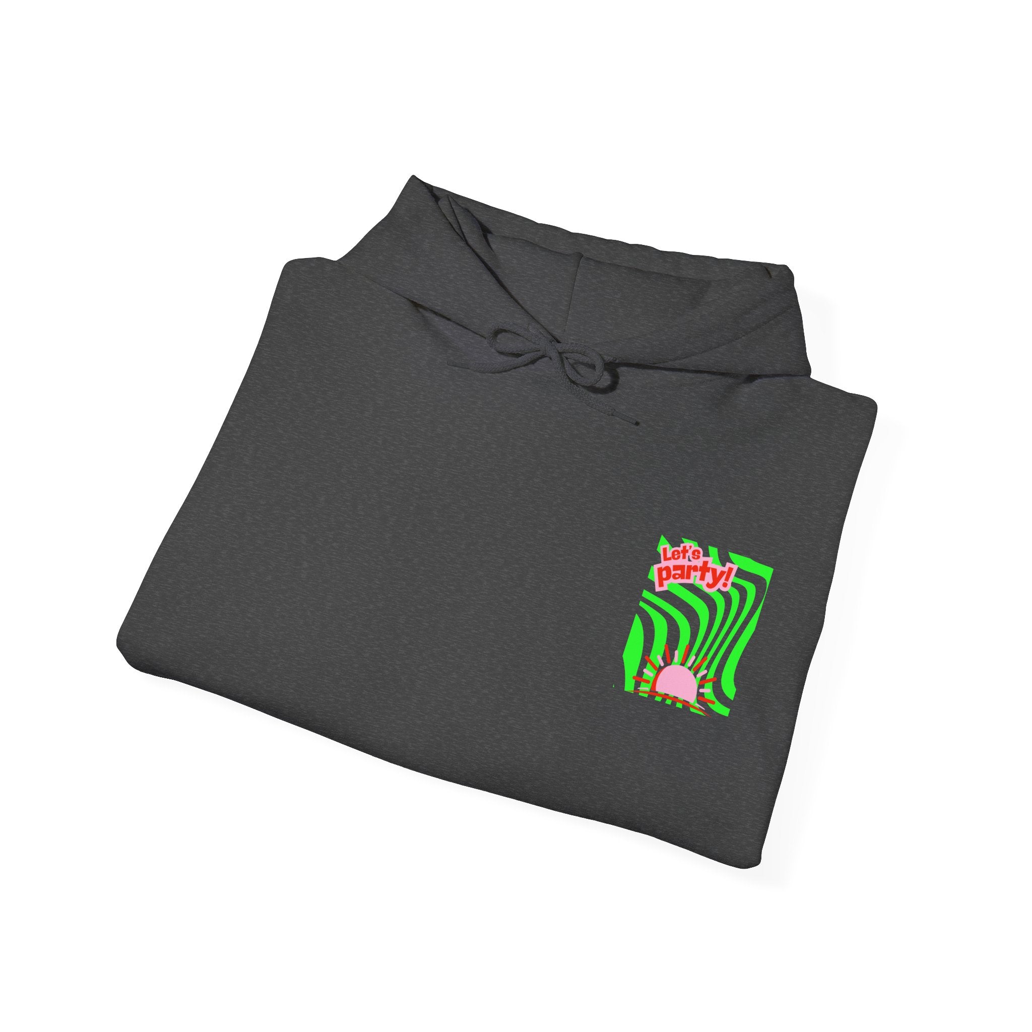 Colorful Party-Themed Hooded Sweatshirt – Perfect for Celebrations, Casual Wear, Gifts, Festivals, Unisex Style