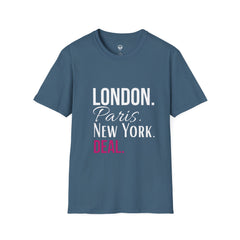 City Life Unisex T-Shirt - London, Paris, New York Deal Graphic Tee, Travel Fashion, Urban Style, Gift for Wanderlust, Streetwear