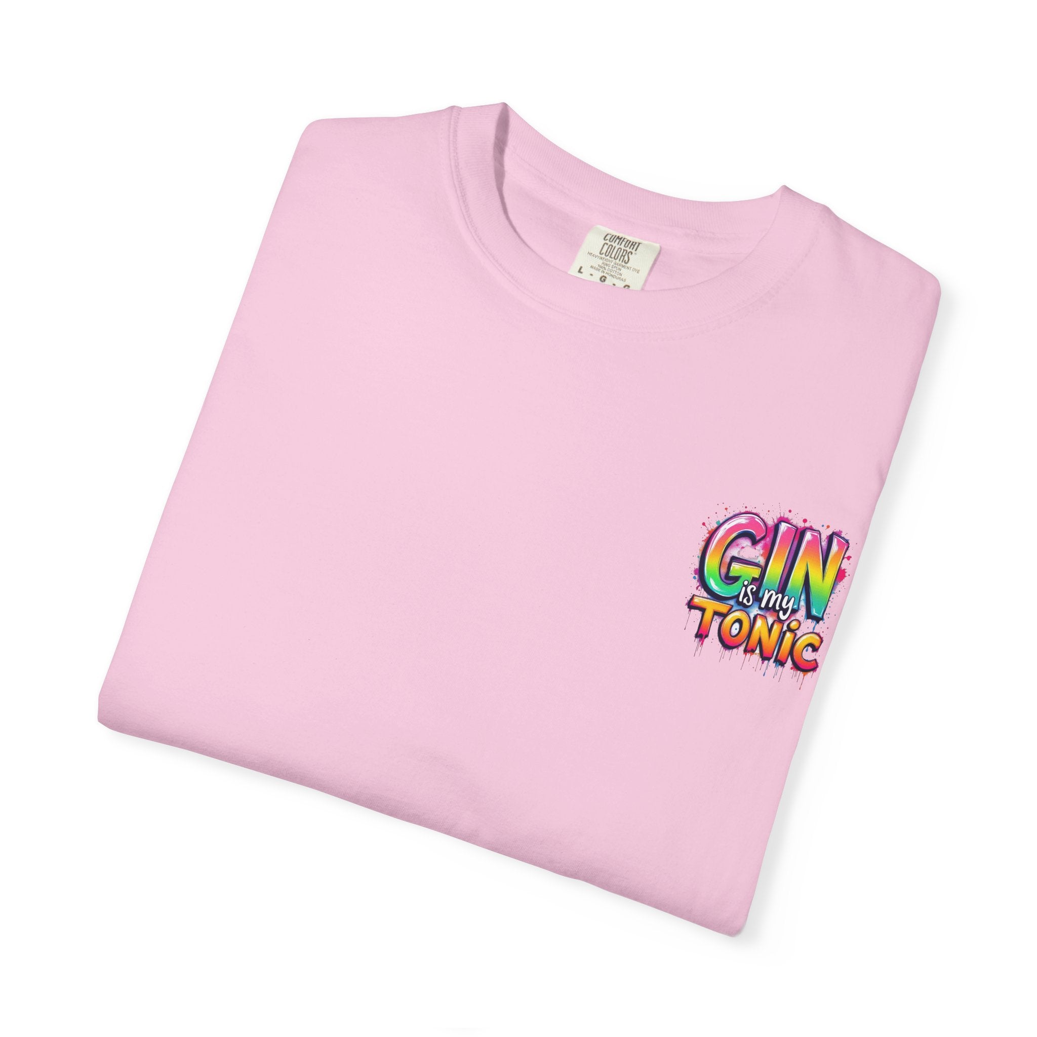 Gin is my Tonic Graphic T-Shirt, Unisex Vintage Tee, Perfect for Festivals, Beach Days, and Casual Wear, Gift for Sun Lovers