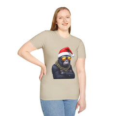Cool Gorilla Santa T-Shirt | Funny Holiday Tee | Unisex Gift for Christmas, Party Wear, Family Gathering, Casual Style