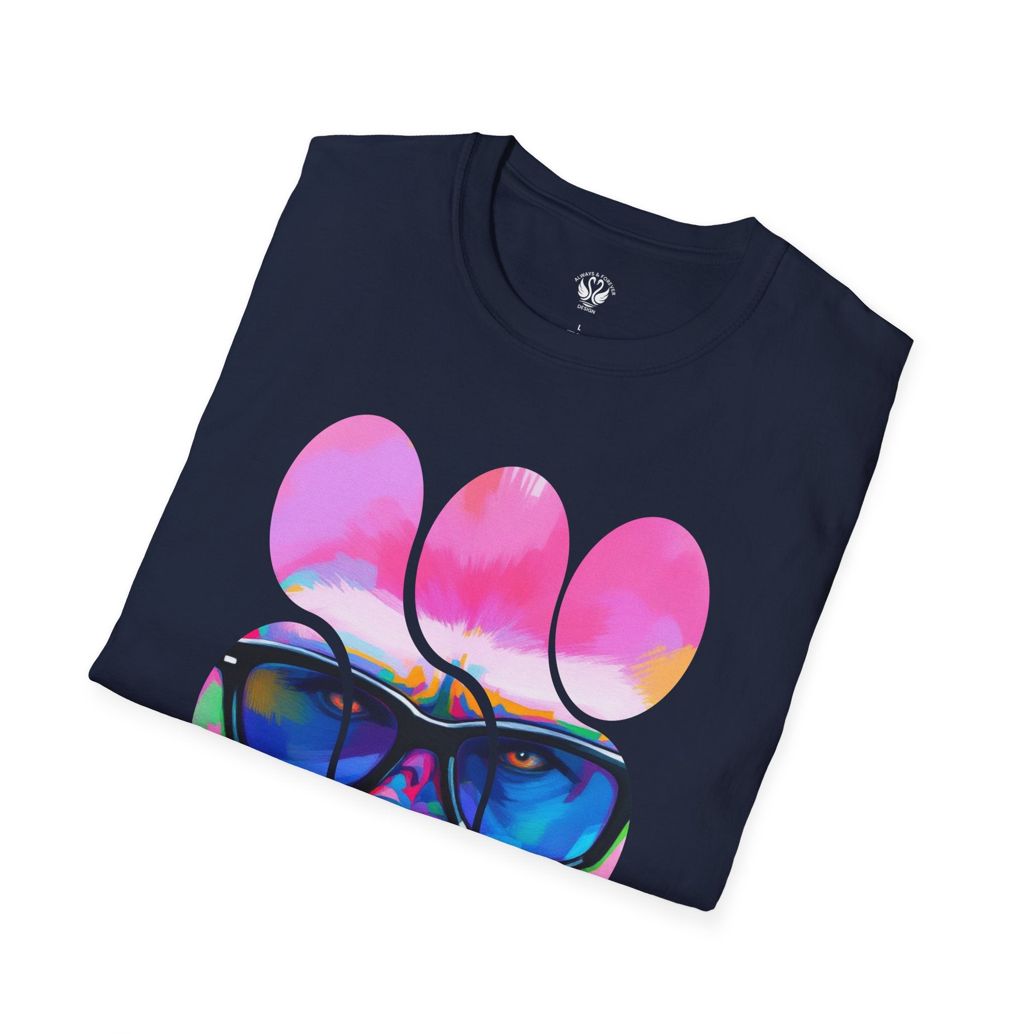 Vibrant Gorilla Graphic Tee, Unisex Softstyle T-Shirt, Funky Apparel, Casual Wear, Gift for Animal Lovers, Summer Collection
