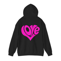 Cozy Love Heart Hoodie | Unisex Sweatshirt for Valentine's Day, Gift for Her, Celebrations, Casual Wear, Anniversary