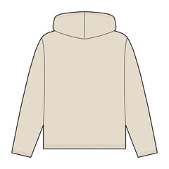 Floral Splatter Art Organic Hoodie for Women - Relaxed Fit