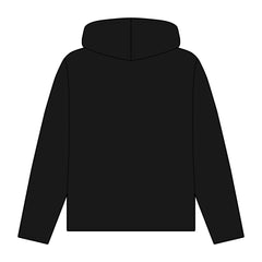 Floral Splatter Art Organic Hoodie for Women - Relaxed Fit