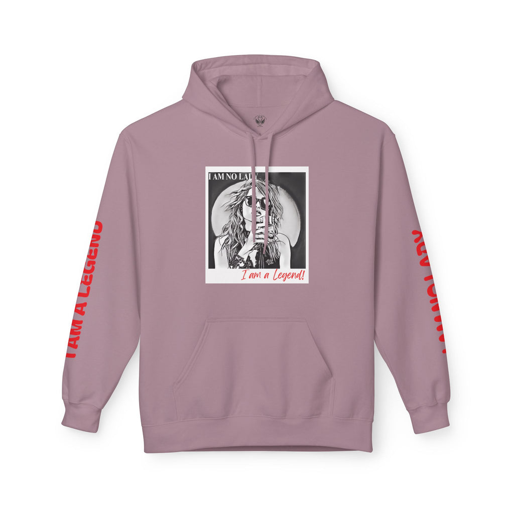 Legendary Spirit Hoodie - Unisex Fleece Sweatshirt, Motivational Gift, Trendy Streetwear, Perfect for Casual Days, Unique Statement Piece