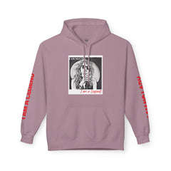 Legendary Spirit Hoodie - Unisex Fleece Sweatshirt, Motivational Gift, Trendy Streetwear, Perfect for Casual Days, Unique Statement Piece