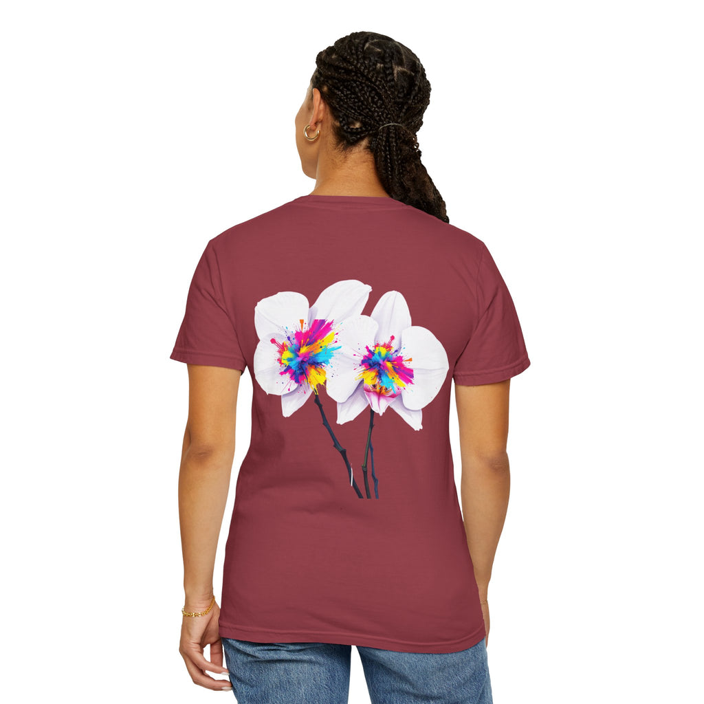Flower  Unisex Party T-Shirt - Bright & Fun Graphic Tee for Celebrations, Summer Events, Festivals, Birthdays, Casual Wear