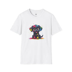 Cute Puppy Art Unisex T-Shirt, Dog Lover Shirt, Pet Parent Gift, Casual Wear, Funny Graphic Tee