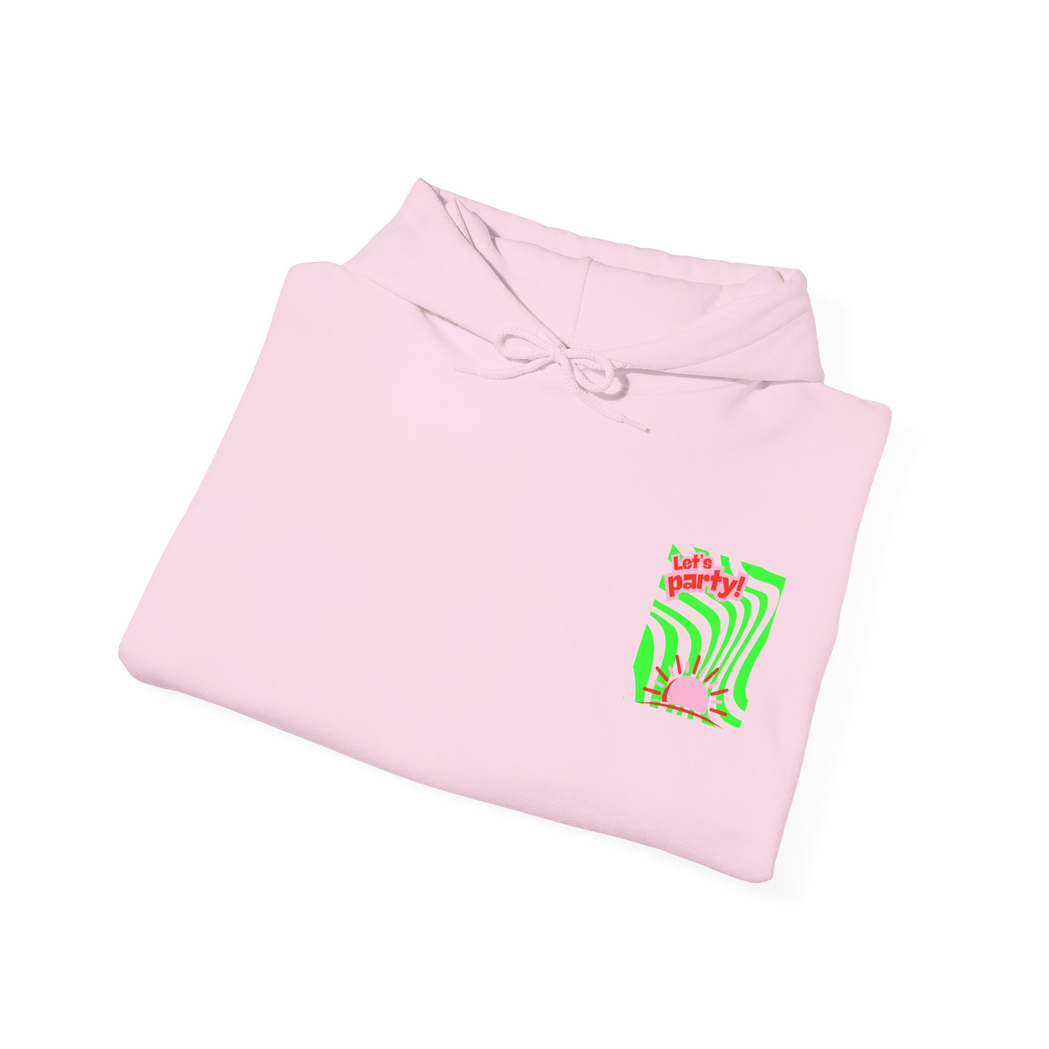 Colorful Party-Themed Hooded Sweatshirt – Perfect for Celebrations, Casual Wear, Gifts, Festivals, Unisex Style