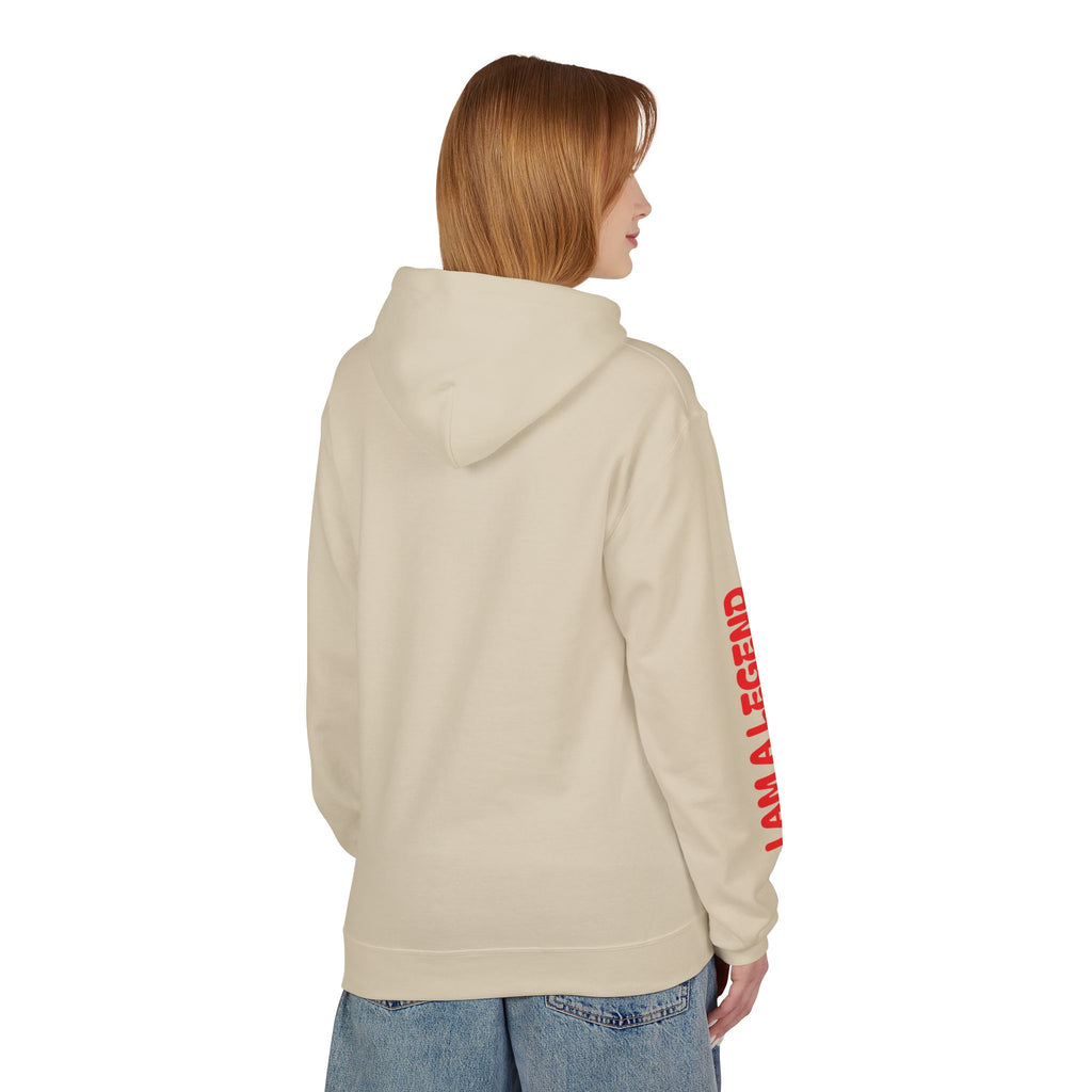 Legendary Spirit Hoodie - Unisex Fleece Sweatshirt, Motivational Gift, Trendy Streetwear, Perfect for Casual Days, Unique Statement Piece