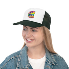 Colorful "Gin is My Tonic" Trucker Cap - Fun Party Accessory