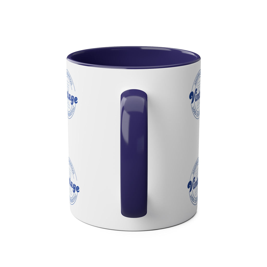 Vintage Limited Edition Two-Tone Coffee Mug - Aged to Perfection