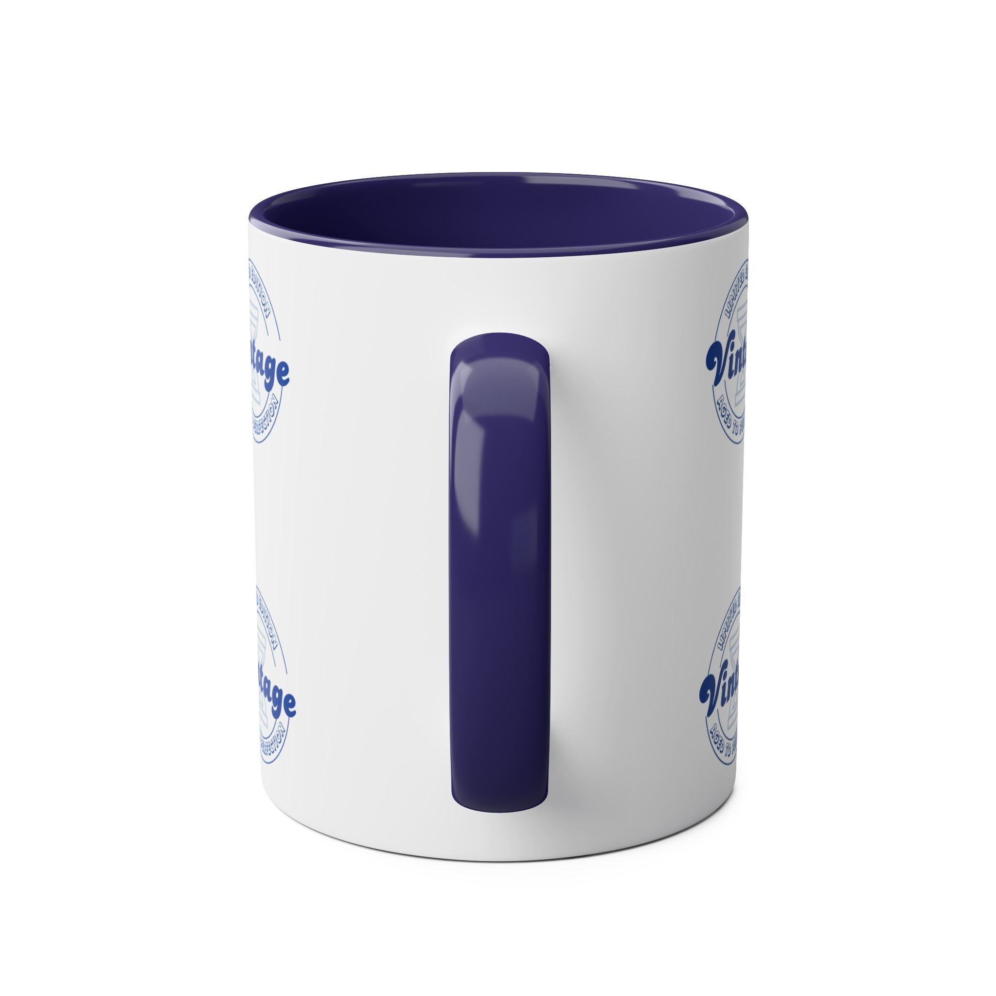 Vintage Limited Edition Two-Tone Coffee Mug - Aged to Perfection
