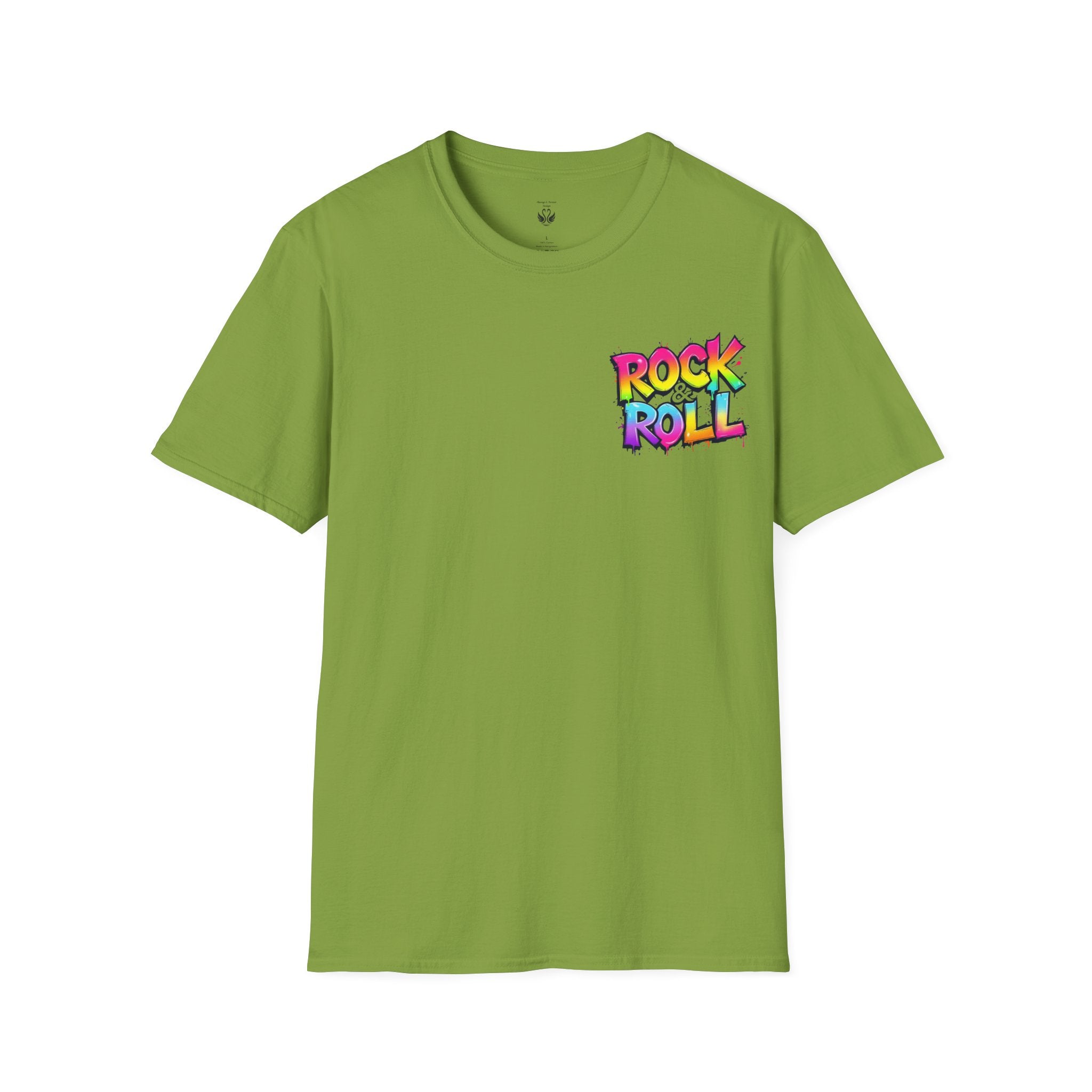 Colorful Rock & Roll Unisex T-Shirt, Vintage Music Tee, Festival Shirt, Gift for Music Lovers, Concert Apparel