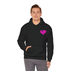 Cozy Love Heart Hoodie | Unisex Sweatshirt for Valentine's Day, Gift for Her, Celebrations, Casual Wear, Anniversary