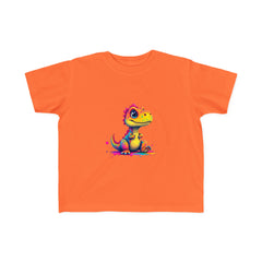 Cute Dinosaur Toddler Tee - Colorful Kids Jersey T-Shirt