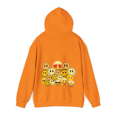 Smiley Faces Hooded Sweatshirt, Cozy Unisex Sweatshirt with Emoji Design, Casual Style, Gift for Friends, Fun Fashion, Perfect for [...]