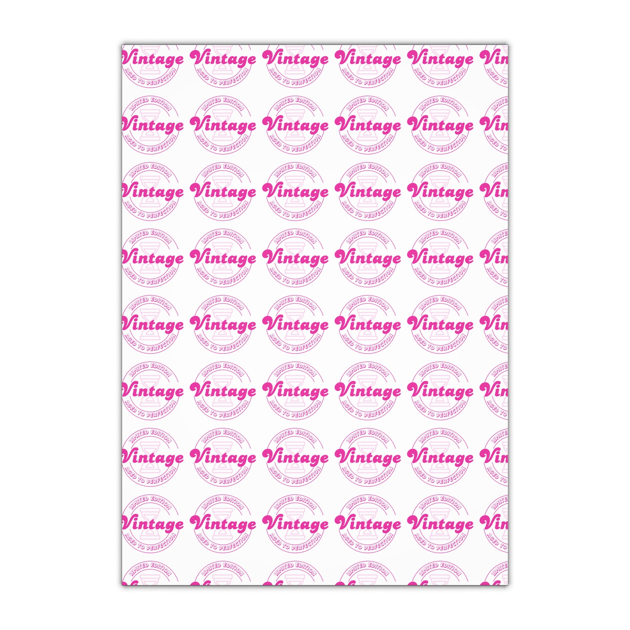 Vintage Gift Wrapping Paper Sheets, Retro Style, Perfect for Holidays, Unique Packaging, Ideal for Birthdays, Weddings, Celebrations