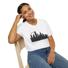 Skyline Unisex T-Shirt | City Lover Tee, Urban Art Shirt, Gift for Travelers, Vibrant Summer Apparel, Graphic T-Shirt