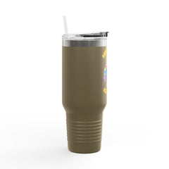 Colorful Messy Bug Insulated Travel Mug - 40oz