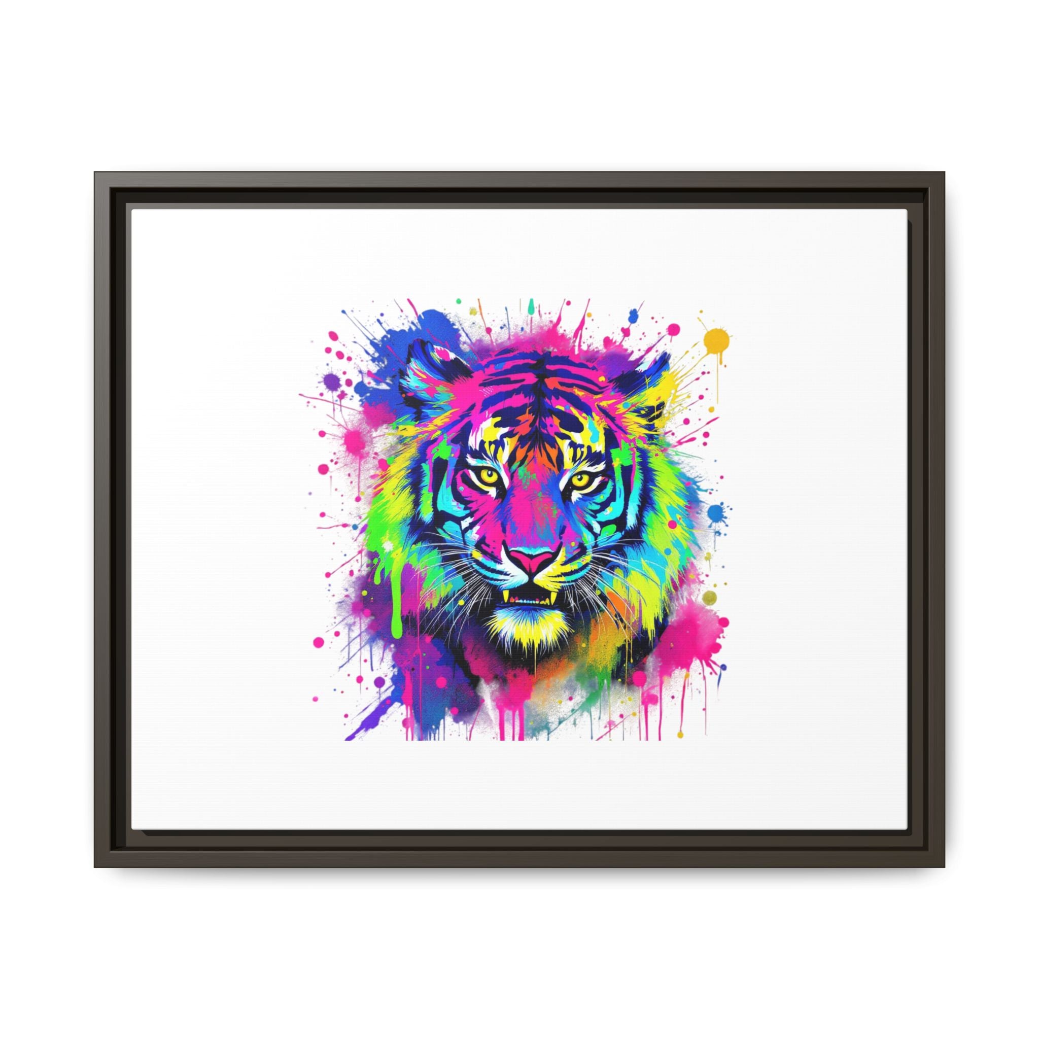 Vibrant Tiger Canvas Print - Framed Art for Bold Decor