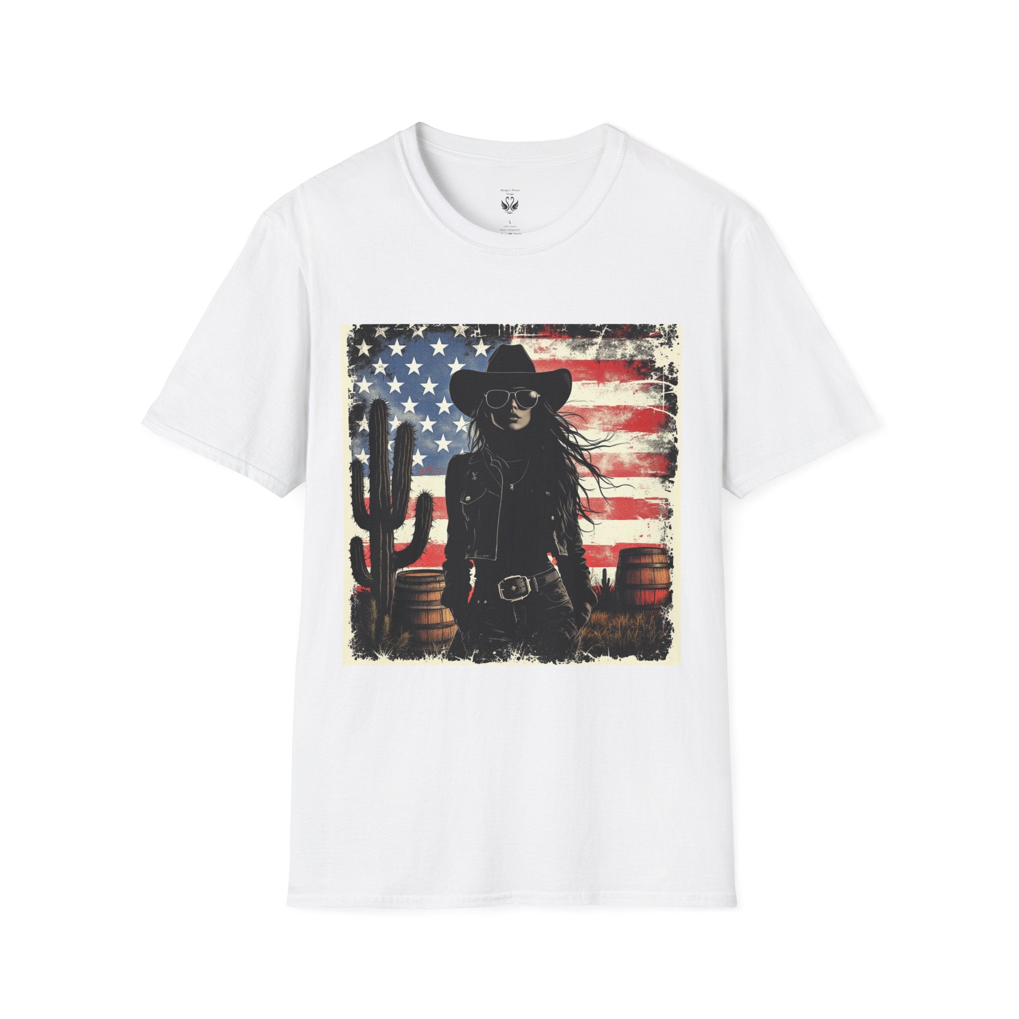 Stylish Western Graphic Tee, Cowboy T-Shirt, Americana Apparel, Unisex Casual Shirt, Summer Wardrobe Essential, Gift For Western Lovers
