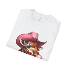 Whimsical Giraffe T-Shirt, Fun Casual Tee, Gifts for Animal Lovers, Birthday Apparel, Cute Graphic Shirt