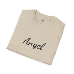 Angel Wings Unisex T-Shirt, Softstyle Tee, Cute Gift, Casual Wear, Inspirational Shirt, Everyday Comfort