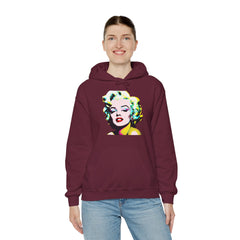 Colorful Marilyn Monroe Sweatshirt, Retro Hoodie, Pop Art Sweater, Unisex Lounge Wear, Gift for Art Lovers, Fashion Statement