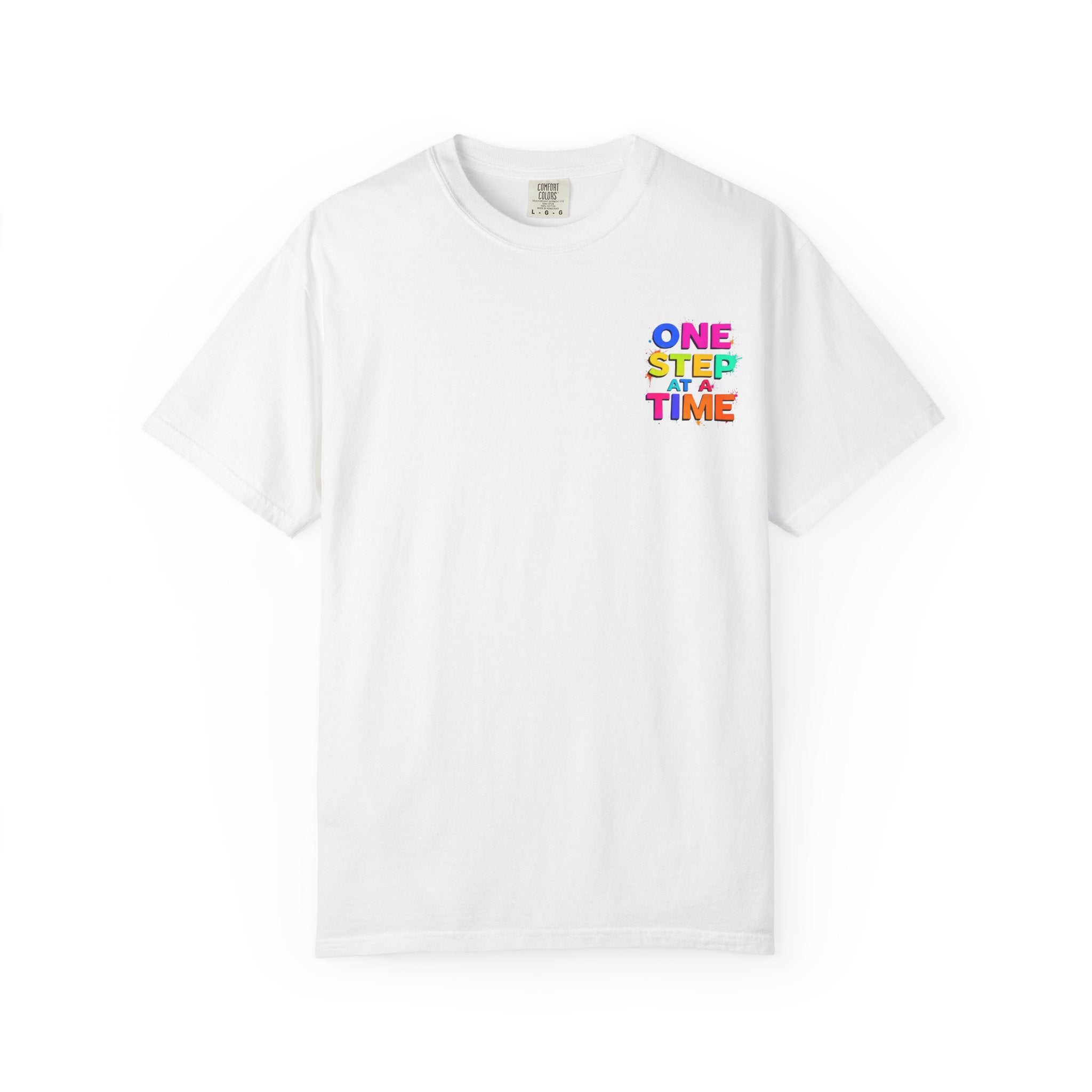 One Step at a Time Graphic T-Shirt, Unisex Vintage Tee, Perfect for Festivals, Beach Days, and Casual Wear, Gift for Sun Lovers