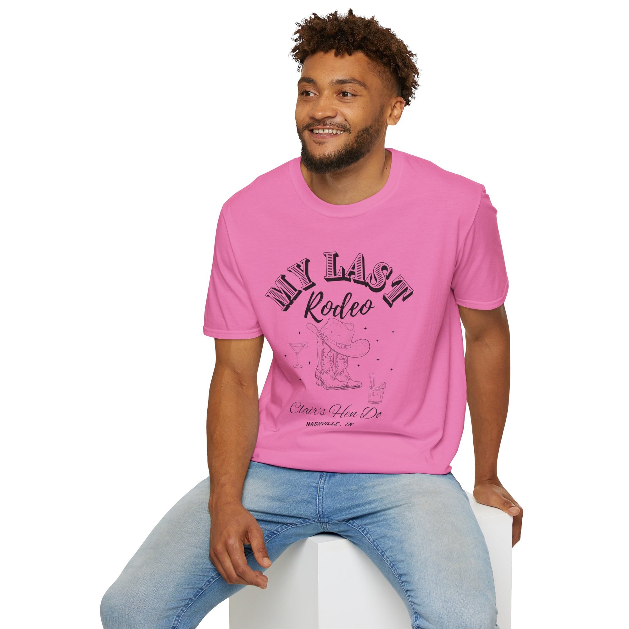 My Last Rodeo T-Shirt, Unisex Softstyle Tee, Cowboy Lover Gift, Western Apparel, Festival Outfit, Casual Wear, Rodeo Enthusiast