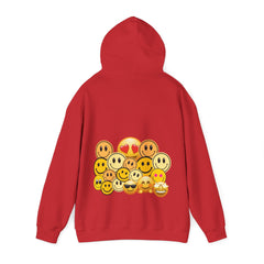 Smiley Faces Hooded Sweatshirt, Cozy Unisex Sweatshirt with Emoji Design, Casual Style, Gift for Friends, Fun Fashion, Perfect for [...]