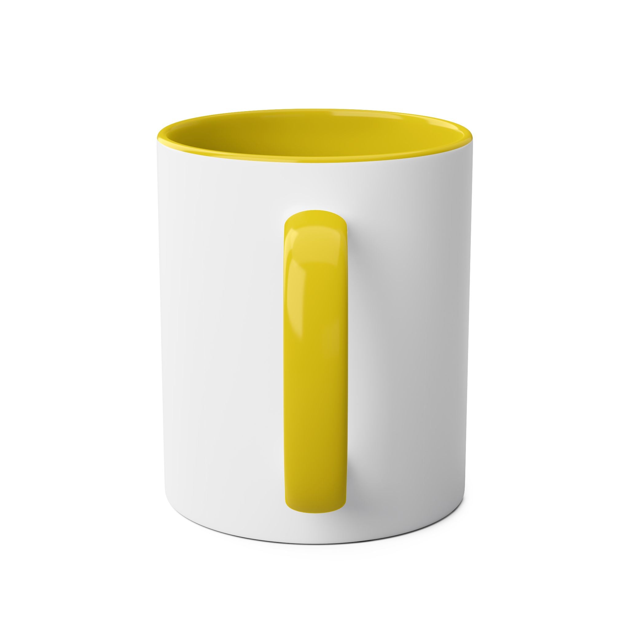 Colorful Love Coffee Mug - 11oz Two-Tone Mug for Valentine's Day & Everyday Joy