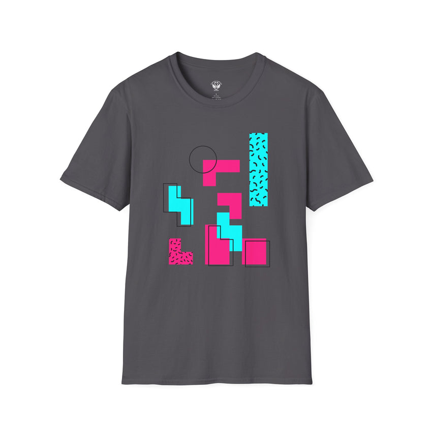 Abstract Print T-Shirt | Unisex Softstyle Tee