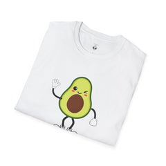 Cute Avocado Tee, Fun T-Shirt for Foodies, Gift for Friends, Cute Apparel, Casual Wear, Summer Outfit