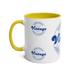 Vintage Limited Edition Two-Tone Coffee Mug - Aged to Perfection