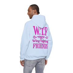 W.T.F. Wine Tasting Friends Hoodie - Unisex Heavy Blend Sweatshirt for Wine Lovers, Gift for Friends, Cozy Apparel for Tastings, Wine [...]